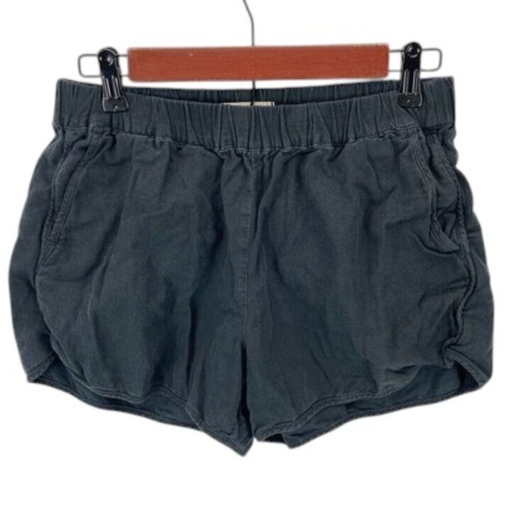 Madewell Lounge Shorts‎ Women’s S Black Cotton Viscose Casual Drawstring Pockets